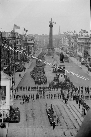 THE PROCESSION FROM ROOF OF KENNEDY & MCSHARRY'S  O'CONNELL ST BRIDGE 5PM